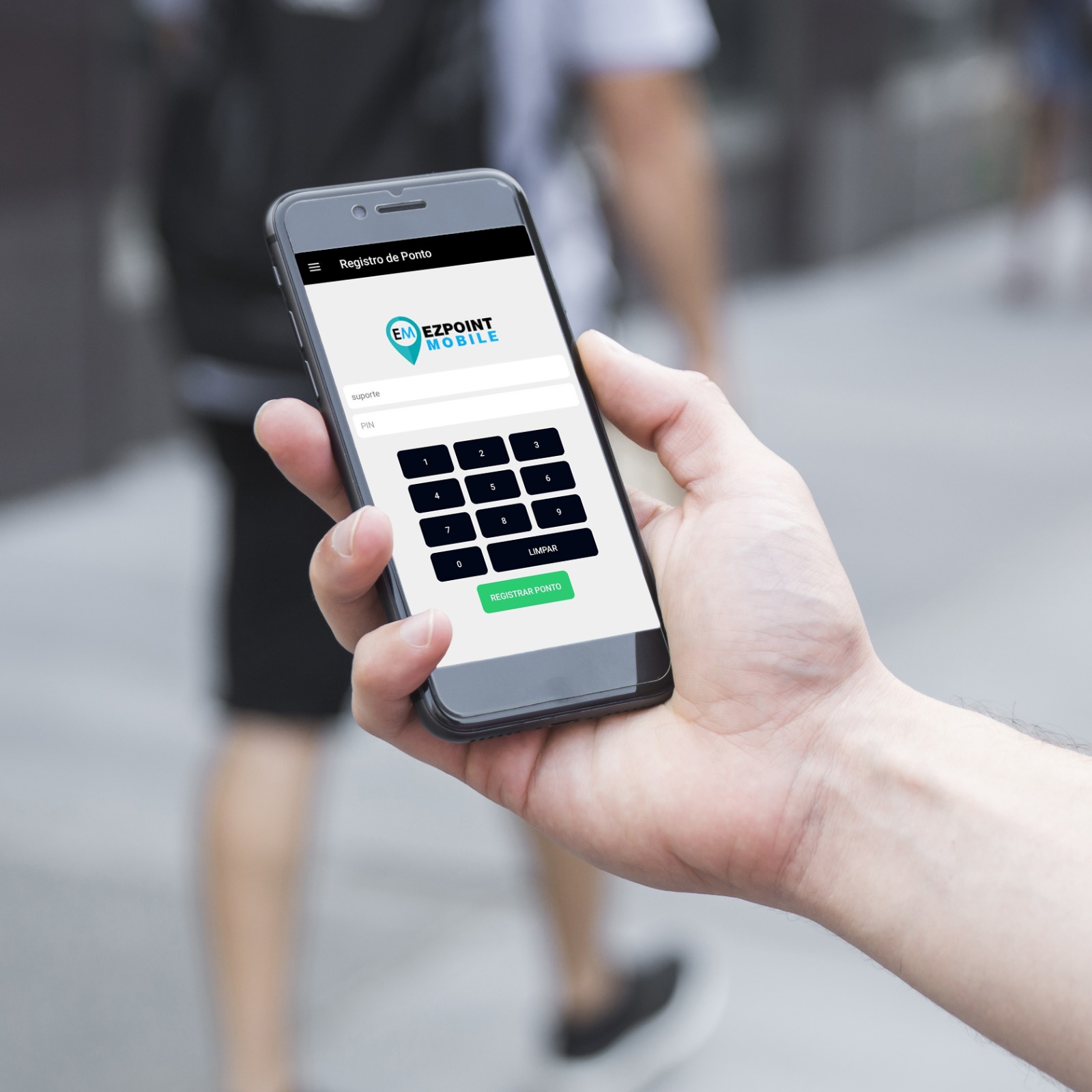 Sistema EzPoint no Celular